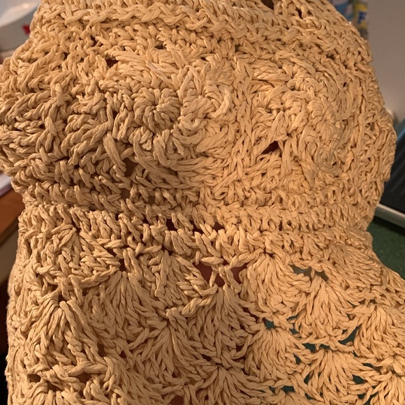 Anthropologie crochet bucket hat new with tags one size - Picture 10 of 10